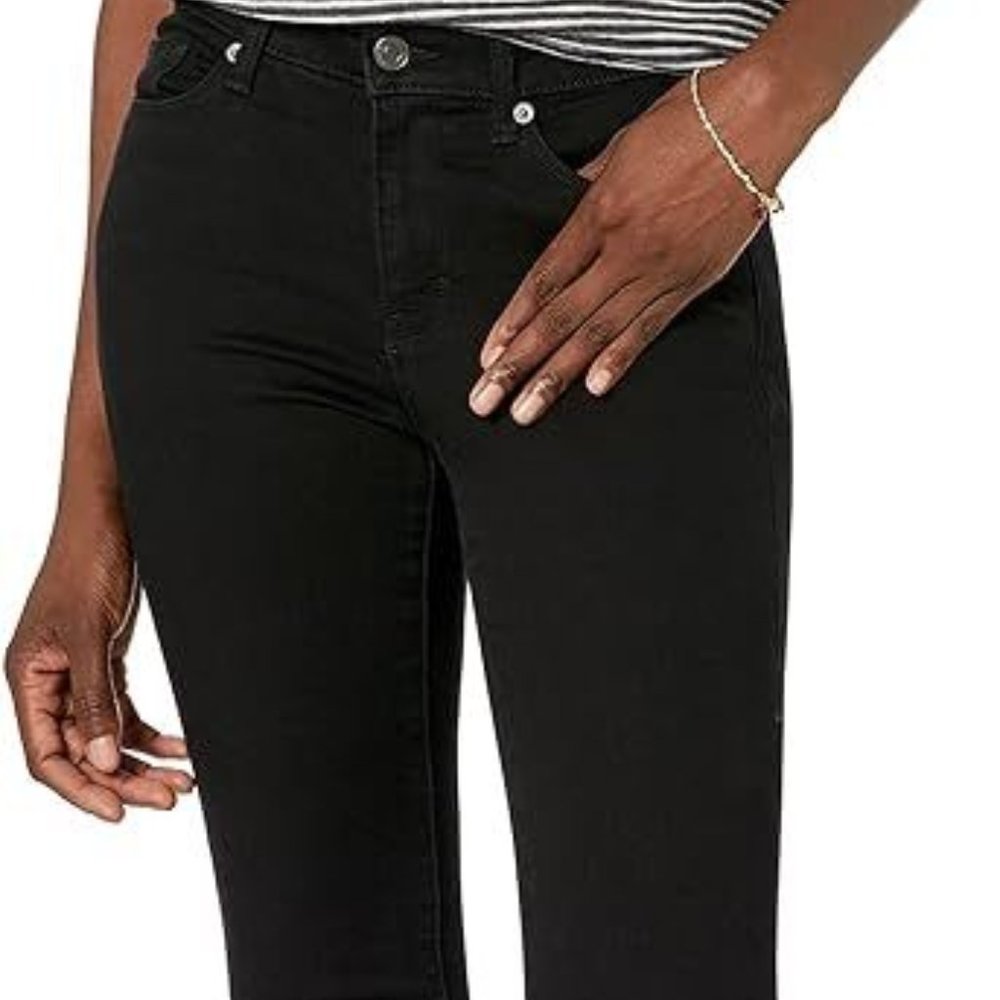 Goodthreads Mid-Rise Black Skinny Jean Size 27 Short